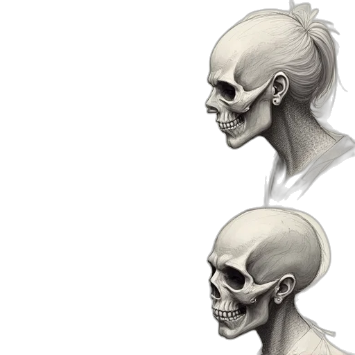 face, mask, creature, hair transparent PNG cut-out