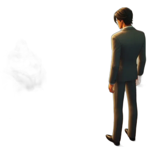 jacket, staff, mask, robot transparent PNG cut-out