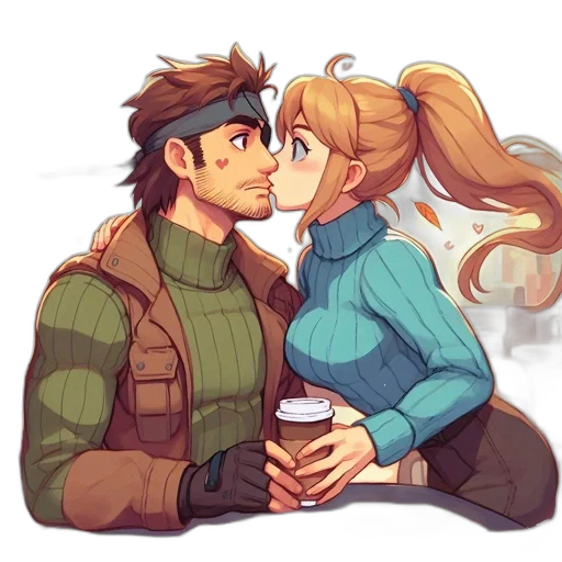 jacket, watercolor, pixel art, anime transparent PNG cut-out
