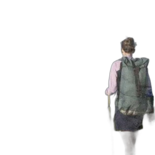 jacket, dress, staff, robot transparent PNG cut-out