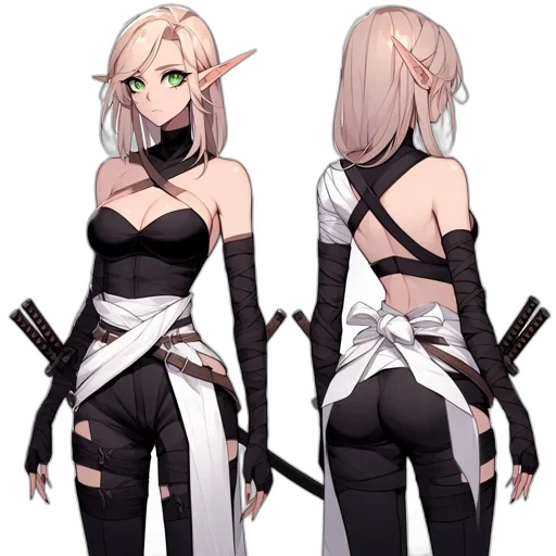 weapon, staff, sword, dress transparent PNG cut-out