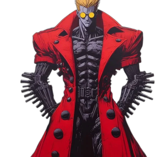 jacket, mask, robot, concept art transparent PNG cut-out