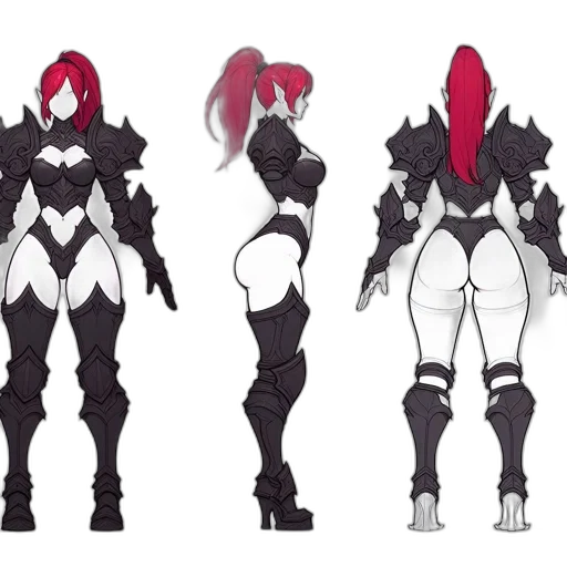 concept art, cyberpunk, anime, fantasy art transparent PNG cut-out
