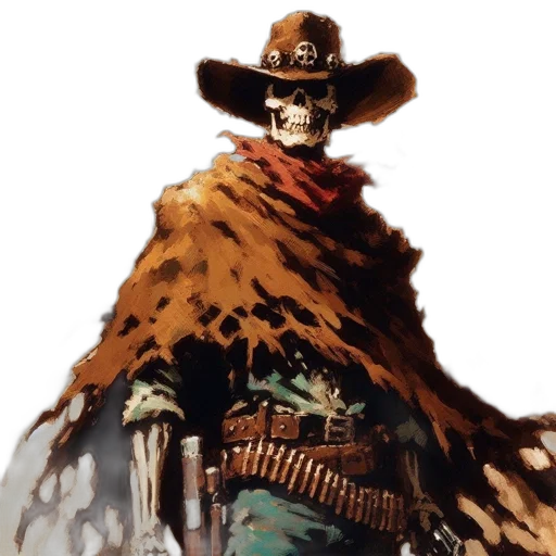 hat, mask, jacket, weapon transparent PNG cut-out