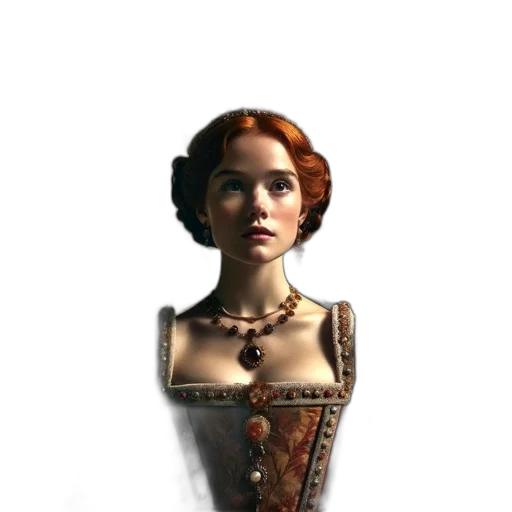 dress, crown, staff, jewelry transparent PNG cut-out