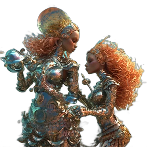 robot, jewelry, creature, concept art transparent PNG cut-out