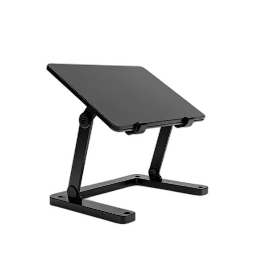 furniture, 3d render, black, adjustable transparent PNG cut-out