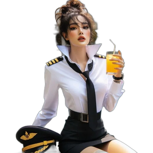 staff, jacket, concept art, photorealistic transparent PNG cut-out