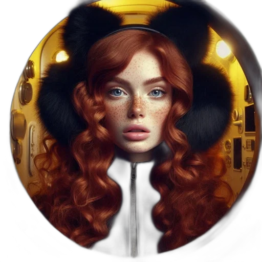 face, hair, jewelry, mask transparent PNG cut-out