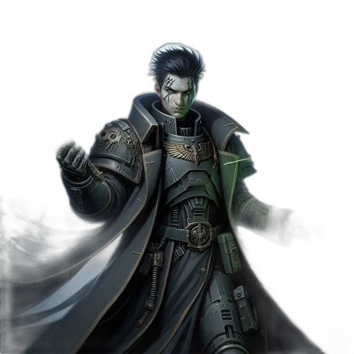 fantasy art, concept art, comic book art, cyberpunk transparent PNG cut-out