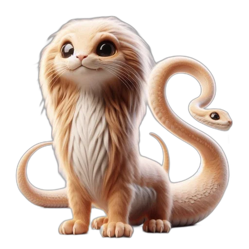 dragon, creature, animal, staff transparent PNG cut-out