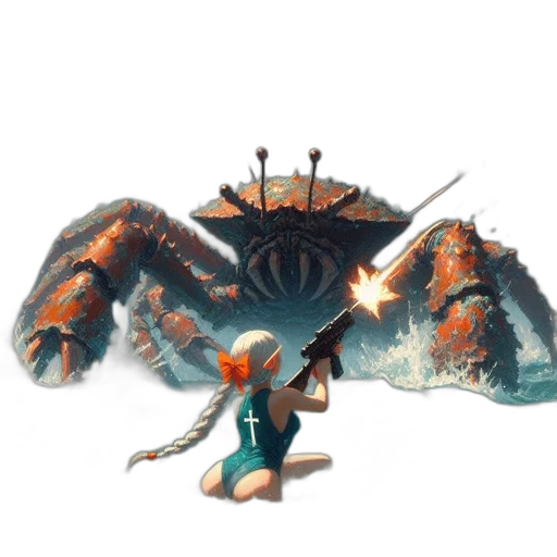 robot, creature, weapon, dragon transparent PNG cut-out