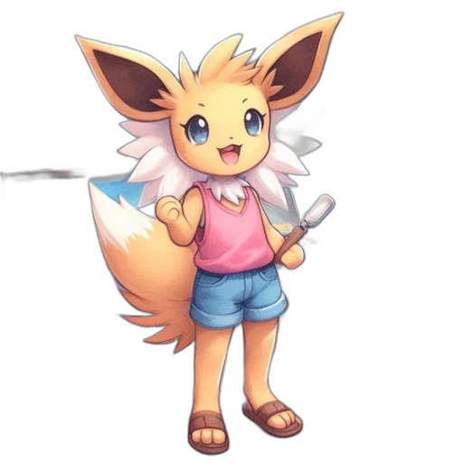 staff, weapon, animal, pixel art transparent PNG cut-out