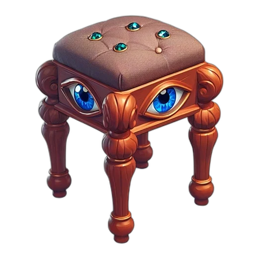 furniture, robot, crown, jewelry transparent PNG cut-out
