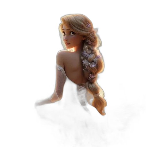 dress, hair, jewelry, crown transparent PNG cut-out