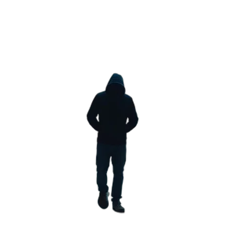jacket, robot, staff, creature transparent PNG cut-out