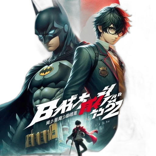 concept art, comic book art, two, characters transparent PNG cut-out