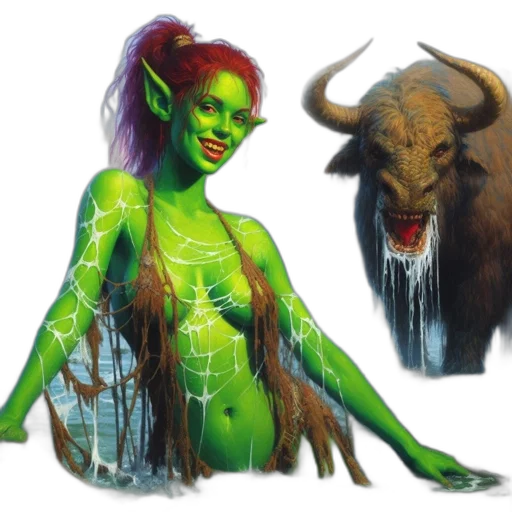 creature, concept art, fantasy art, comic book art transparent PNG cut-out