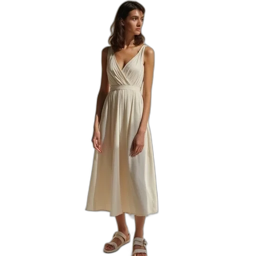 dress, earth tones, row, womens transparent PNG cut-out