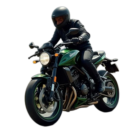 photorealistic, 3d render, new, kawasaki transparent PNG cut-out