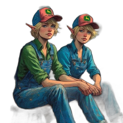 hat, concept art, comic book art, watercolor transparent PNG cut-out