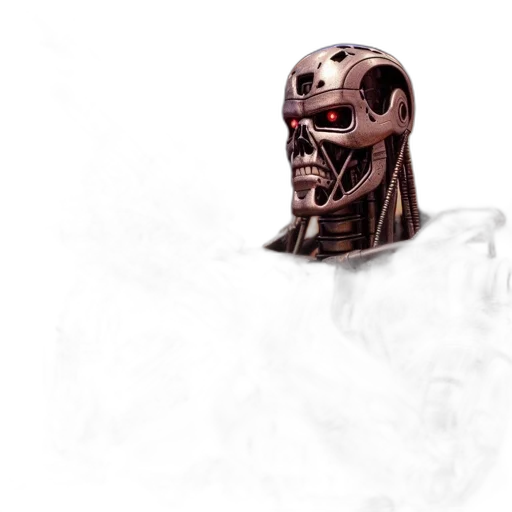 robot, mask, face, creature transparent PNG cut-out