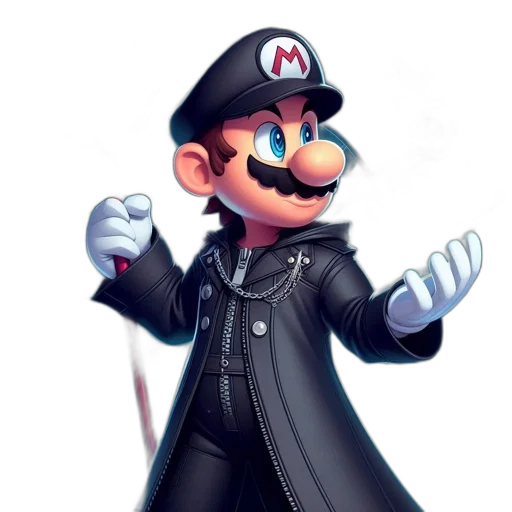 staff, jacket, hat, weapon transparent PNG cut-out