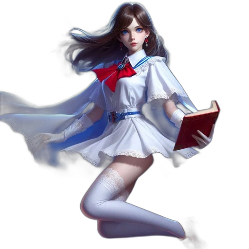 dress, staff, sword, concept art transparent PNG cut-out