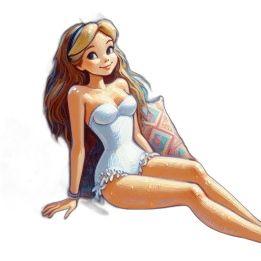 dress, jewelry, concept art, fantasy art transparent PNG cut-out