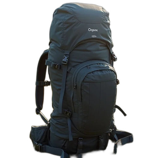 jacket, 3d render, ospree, good transparent PNG cut-out