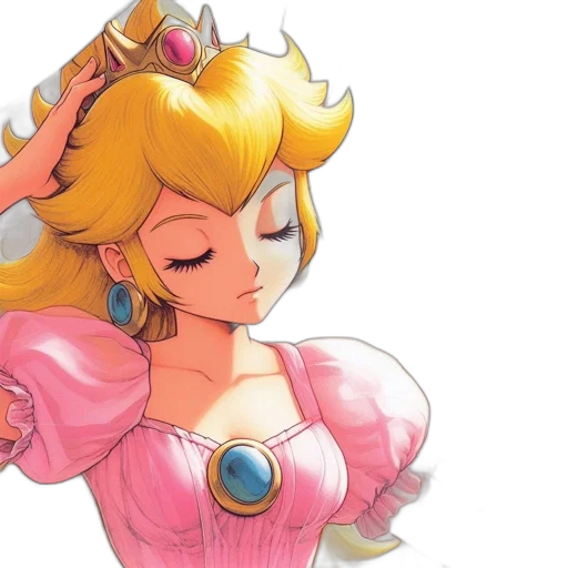 crown, dress, concept art, watercolor transparent PNG cut-out