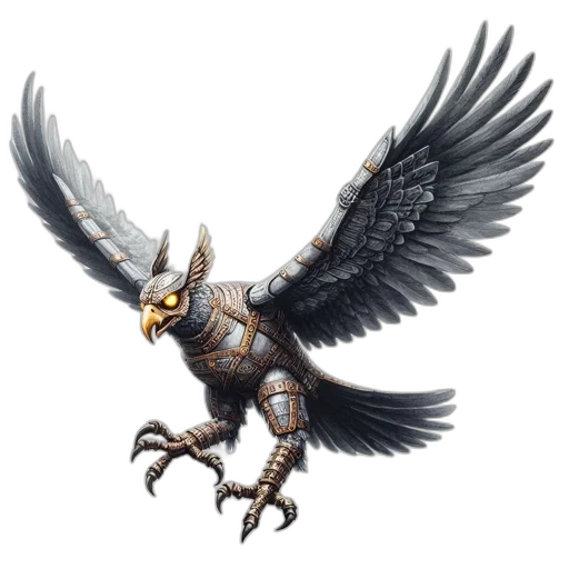 dragon, creature, animal, staff transparent PNG cut-out