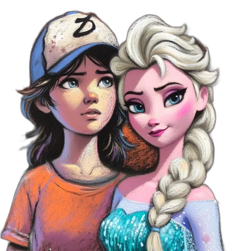comic book art, concept art, cartoon, fantasy art transparent PNG cut-out