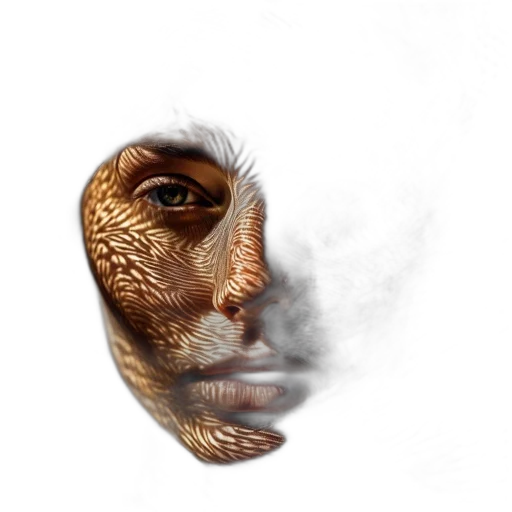 mask, face, creature, dragon transparent PNG cut-out