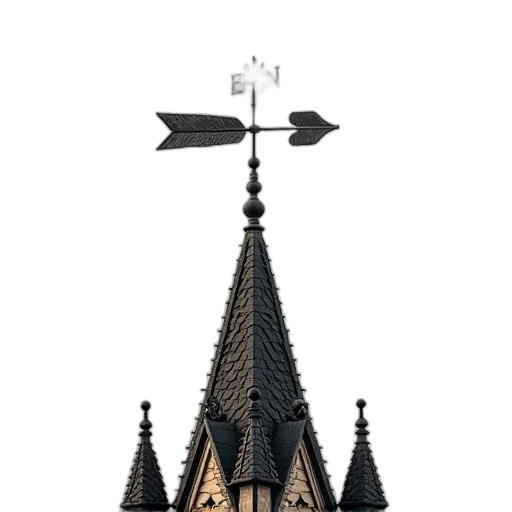 crown, building, staff, umbrella transparent PNG cut-out