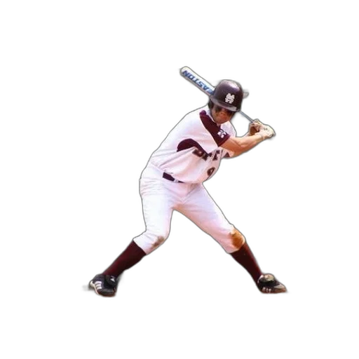 staff, baseball, player, white transparent PNG cut-out
