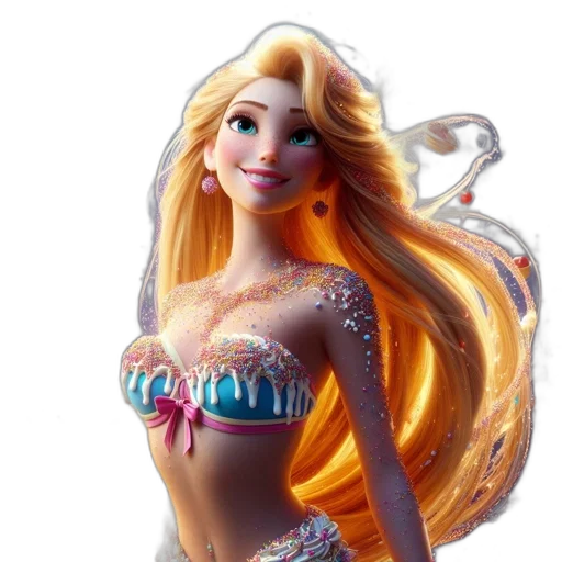 3d render, fantasy art, cartoon, concept art transparent PNG cut-out