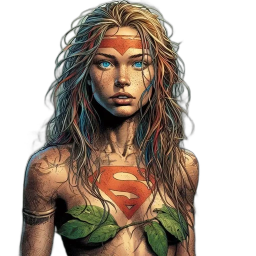 comic book art, concept art, fantasy art, photorealistic transparent PNG cut-out