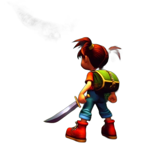 weapon, staff, sword, robot transparent PNG cut-out