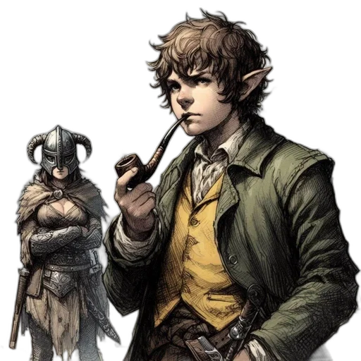 staff, fantasy art, concept art, comic book art transparent PNG cut-out