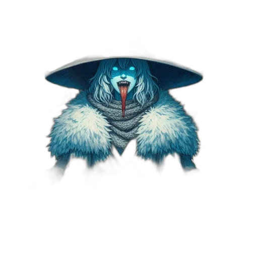 creature, dragon, mask, jacket transparent PNG cut-out