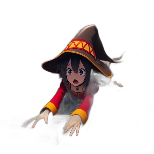 hat, staff, creature, weapon transparent PNG cut-out
