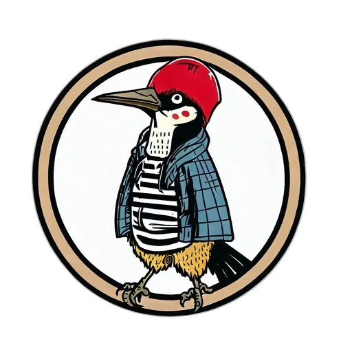 jacket, animal, cartoon, concept art transparent PNG cut-out
