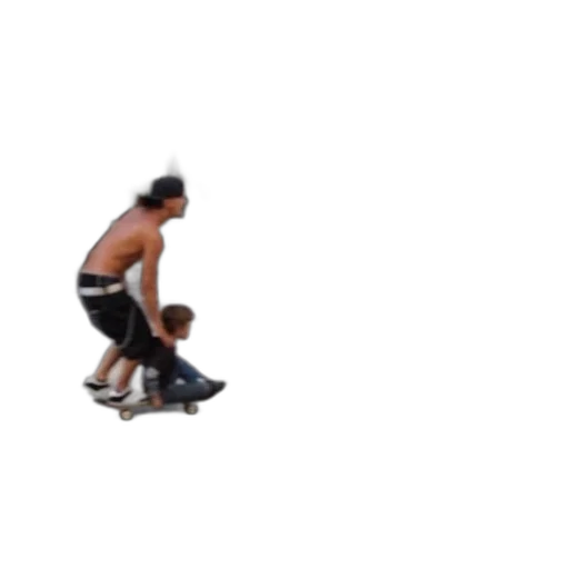 pixel art, outer space, beach, shirtless transparent PNG cut-out
