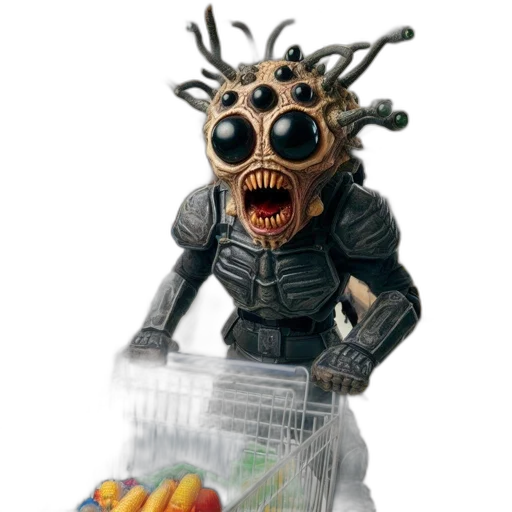 mask, creature, robot, food transparent PNG cut-out