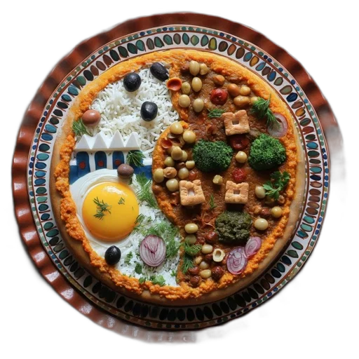 food, jewelry, crown, colorful transparent PNG cut-out