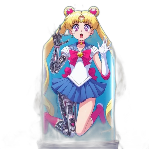 bottle, weapon, dress, robot transparent PNG cut-out