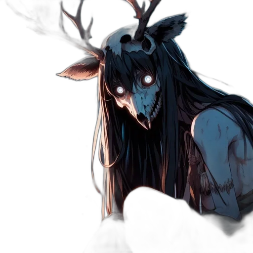 creature, animal, mask, crown transparent PNG cut-out