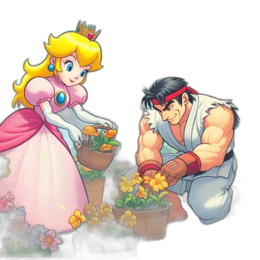 crown, concept art, pixel art, watercolor transparent PNG cut-out