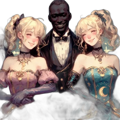 mask, staff, crown, dress transparent PNG cut-out